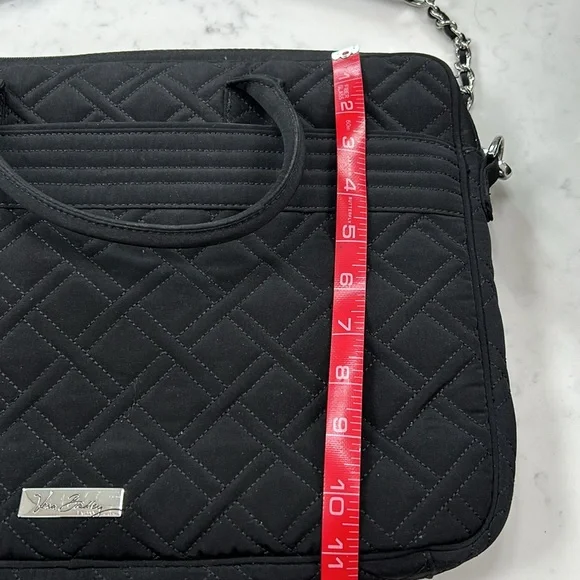 VERA BRADLEY black quilted laptop bag - Picture 7 of 7